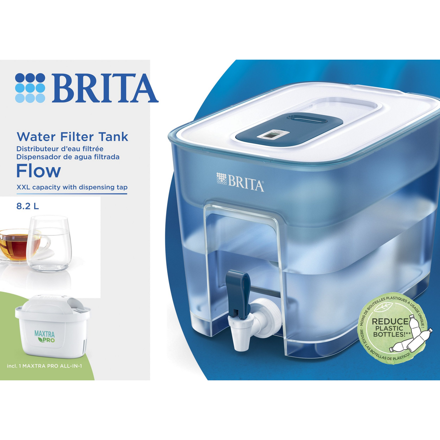 Dzbanek filtrujący Brita BRITA filtration jug FLOW 8.2l. MXpro bl (1052727)