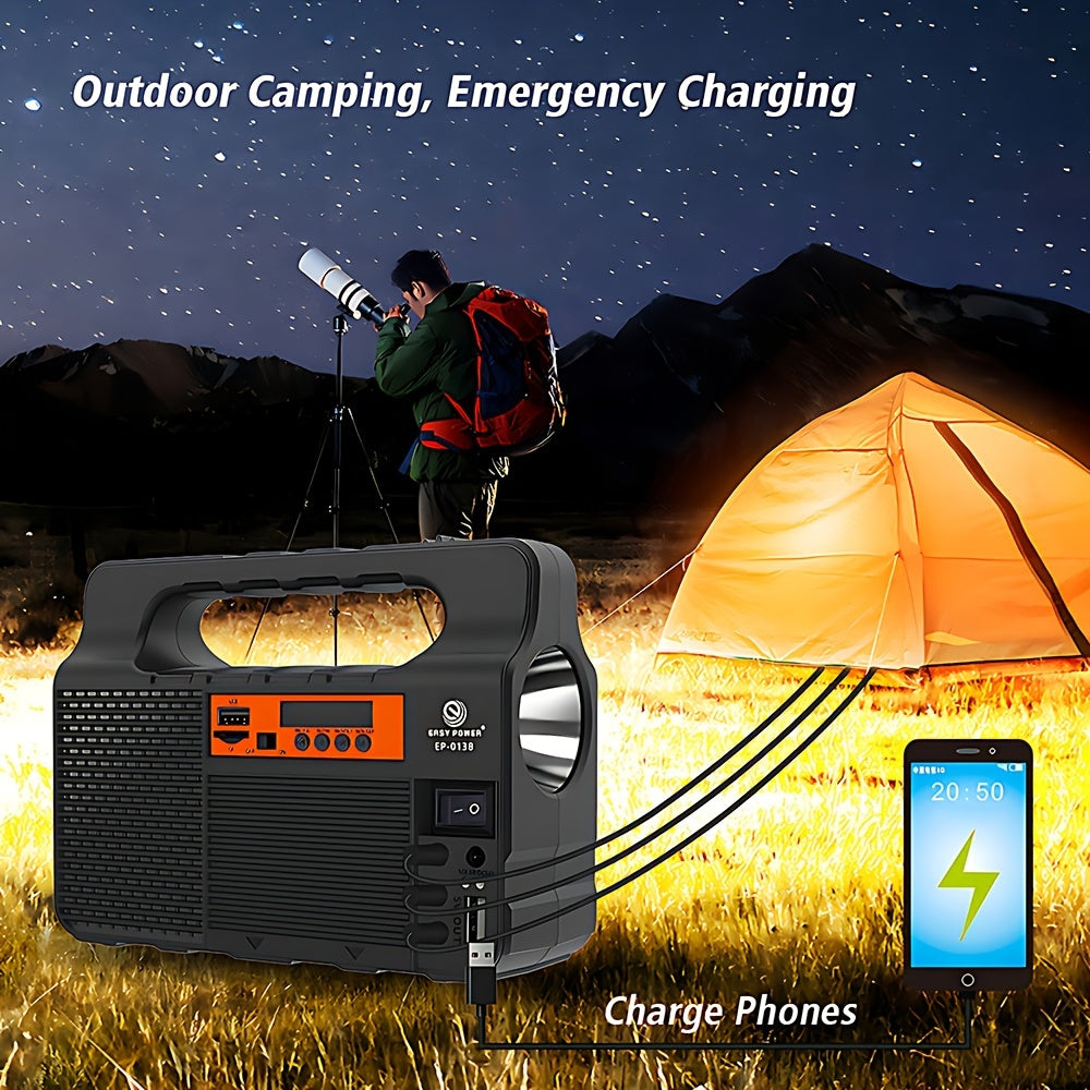 Solarbetriebener Outdoor-Suchscheinwerfer – 3600 mAh Notfall- & Campinglampe